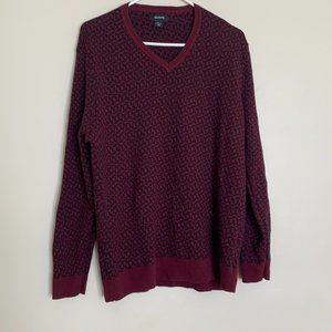 Alfani  Mens Printed Long Sleeves Pullover Sweater